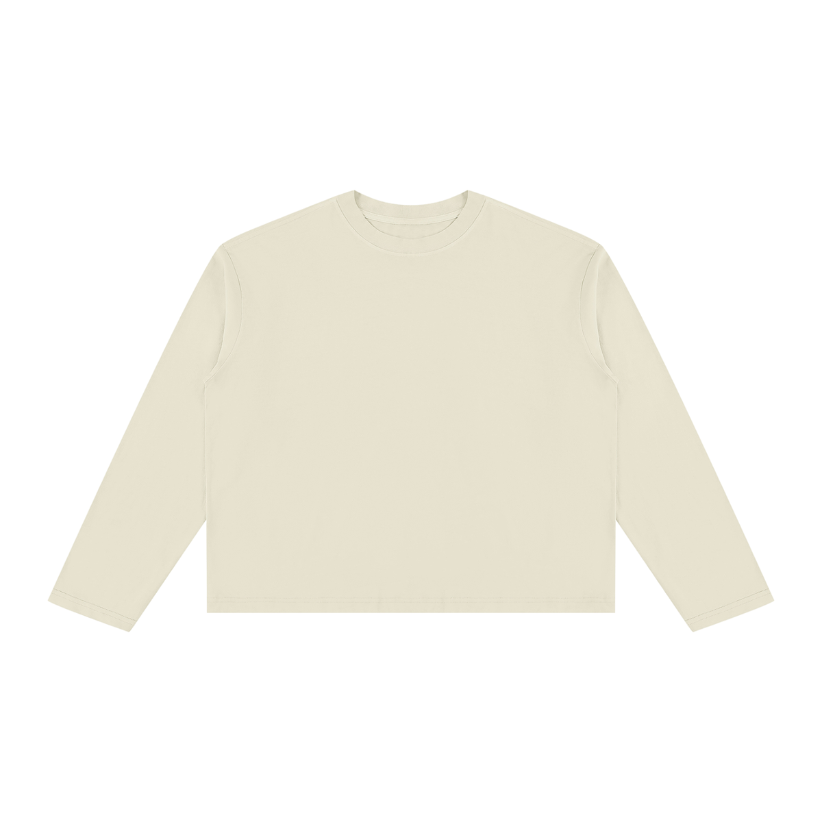 T-shirt ample à manches longues Signature Cobalt — 230 GSM