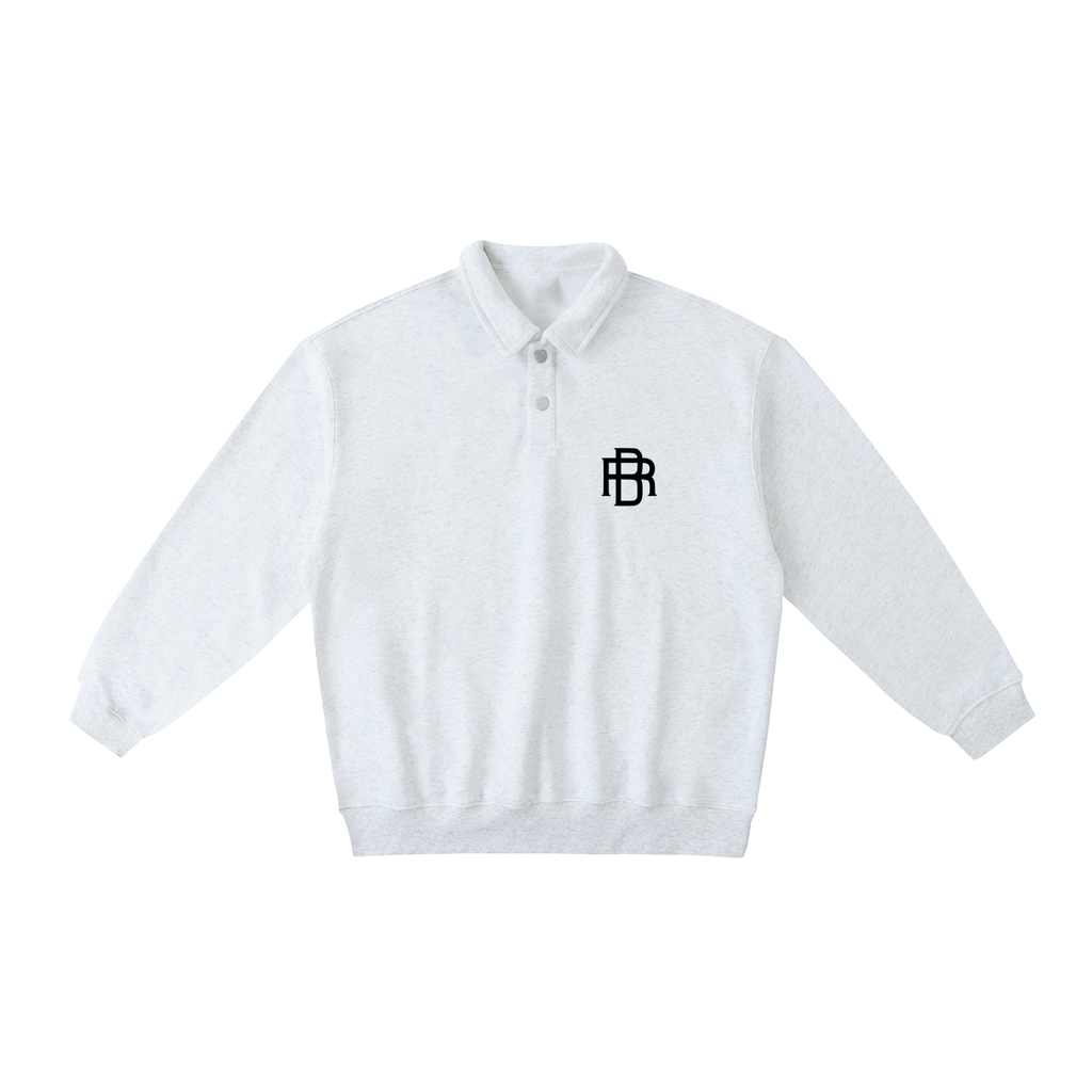 RB Heavyweight Polo-Collar Sweatshirt