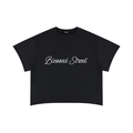 Unisex Boxy Raw Edge T-Shirt