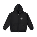 Hoodie Zippé RB Paris — Noir