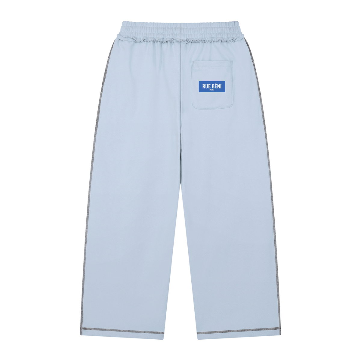 Pantalon ample à surpiqûres et bords francs — 420 GSM