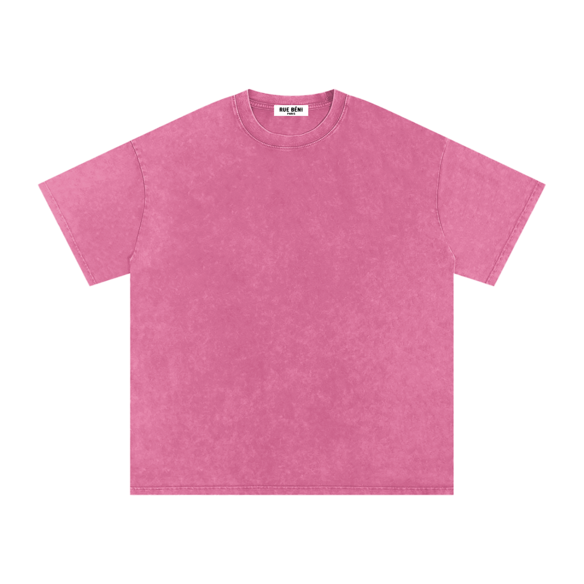 T-shirt ample délavé Signature Cobalt — 250 GSM