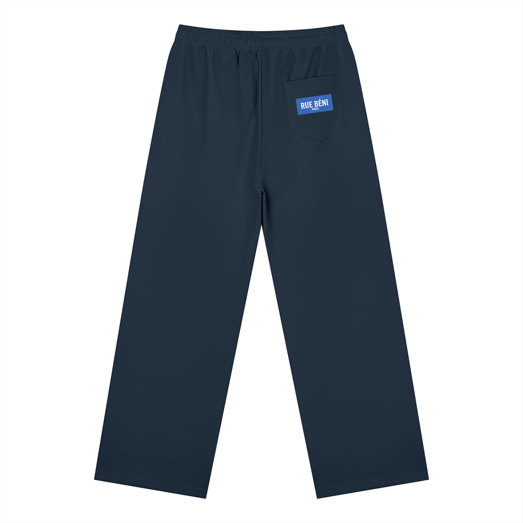 Pantalon de jogging droit Signature Cobalt — 350 GSM