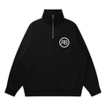 Sweat Quarter-Zip RUE BÉNI — Noir / Drop Shoulder