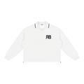 Sweat ample à col amovible Signature RB Noir — 380 GSM