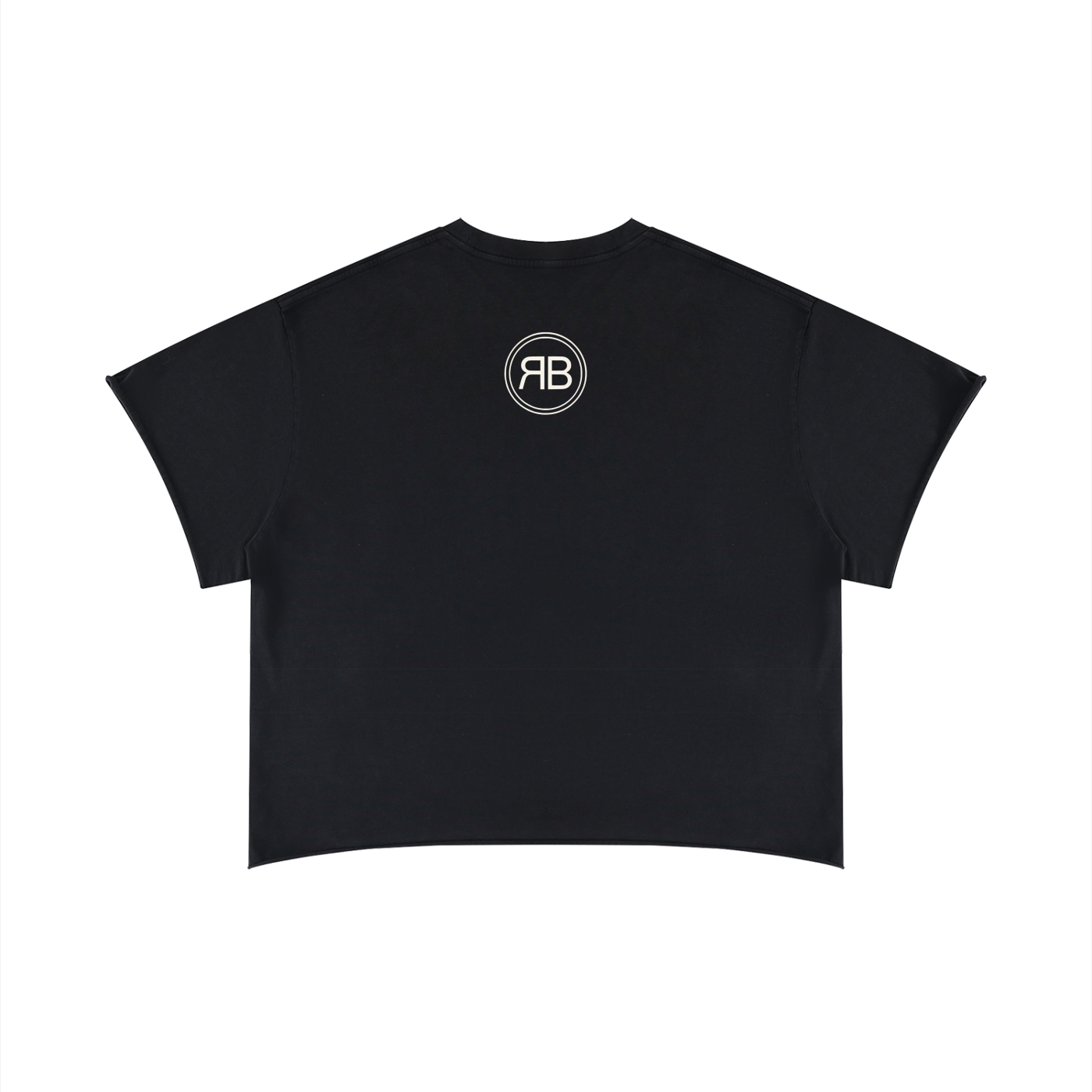 Unisex Boxy Raw Edge T-Shirt