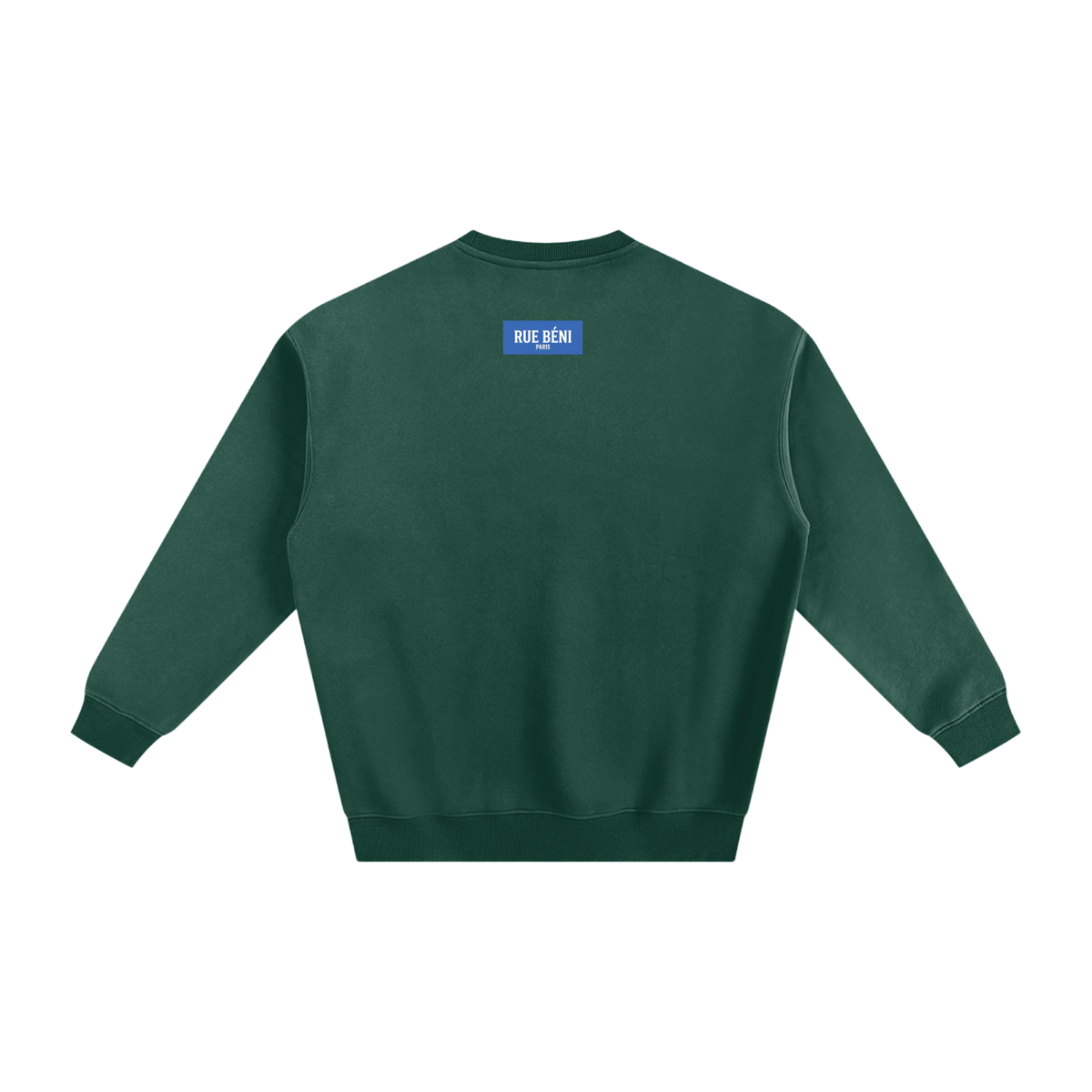 Sweat à col rond Signature Cobalt — 350 GSM