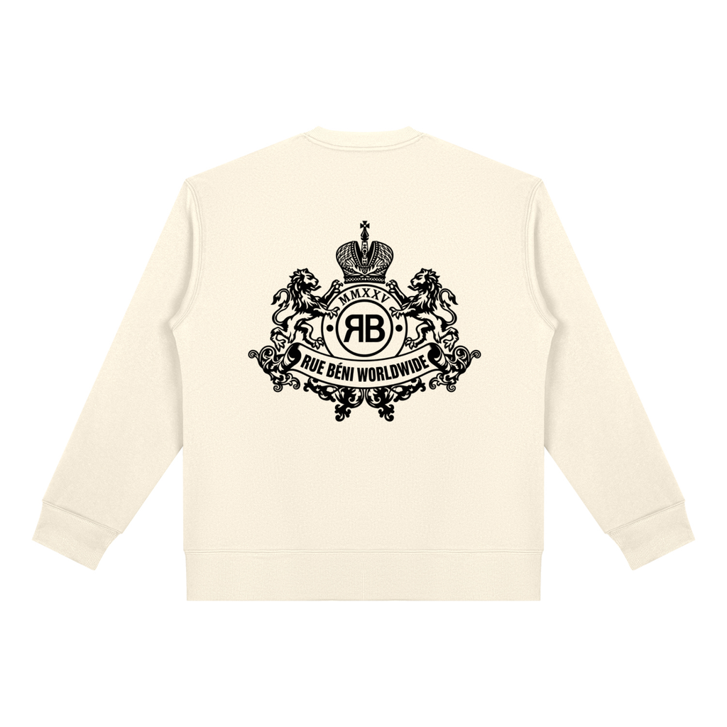 Sweat en molleton épais à col rond — 500 GSM