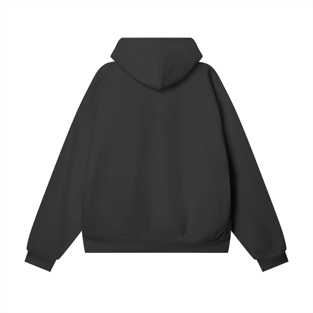 Sweat à capuche épais à poche dissimulée — 460 GSM