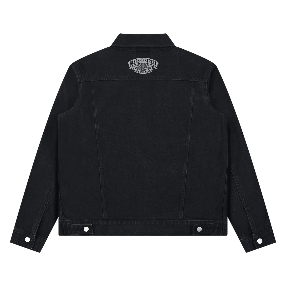 Veste en denim délavé — 440 GSM