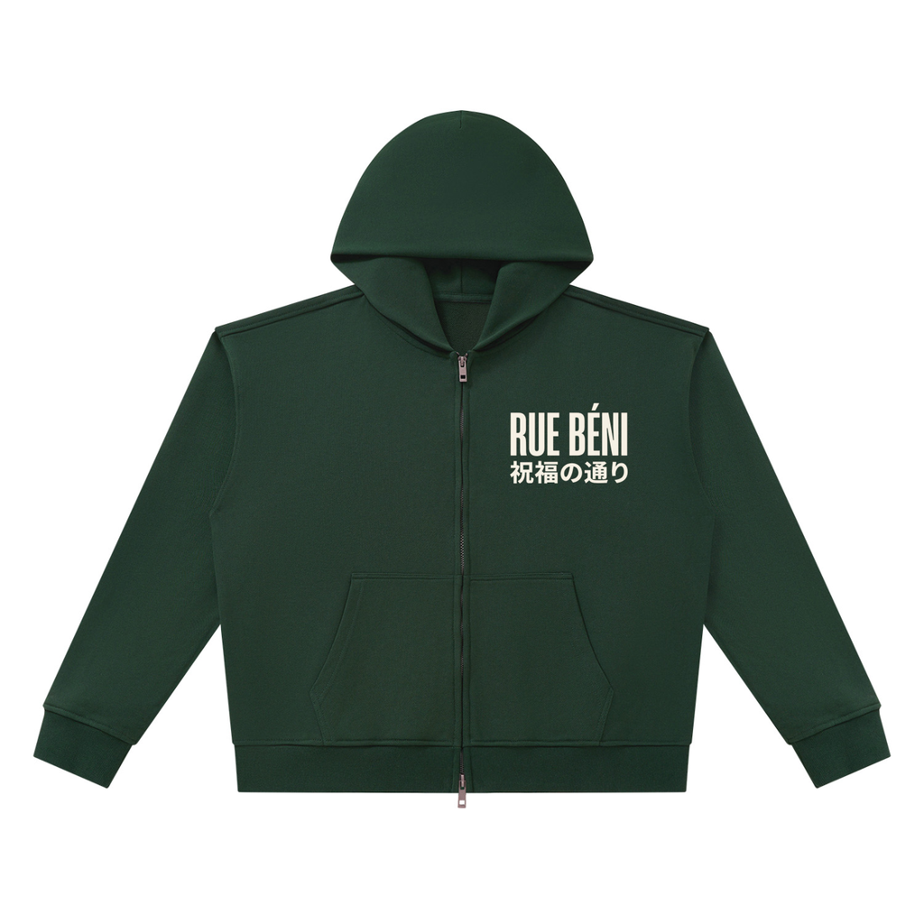 Sweat zippé Rue Bénie — 420 GSM