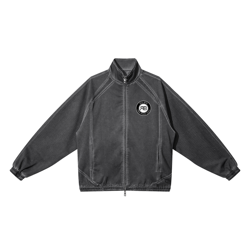 Veste Mesh Vintage RUE BÉNI — Gris Foncé