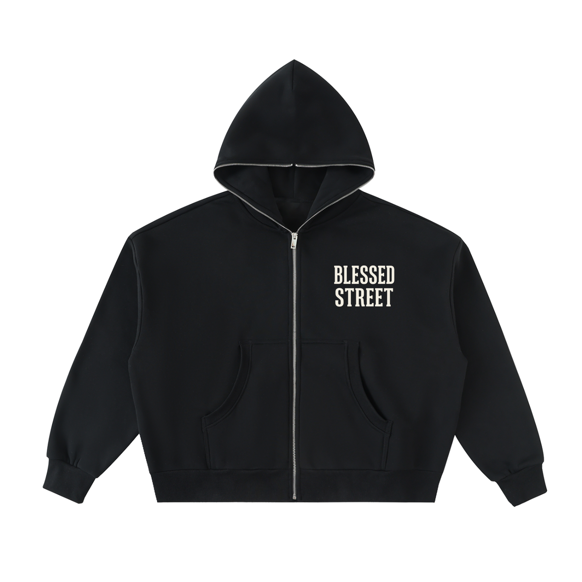 Sweat zippé Blessed Street — 350 GSM