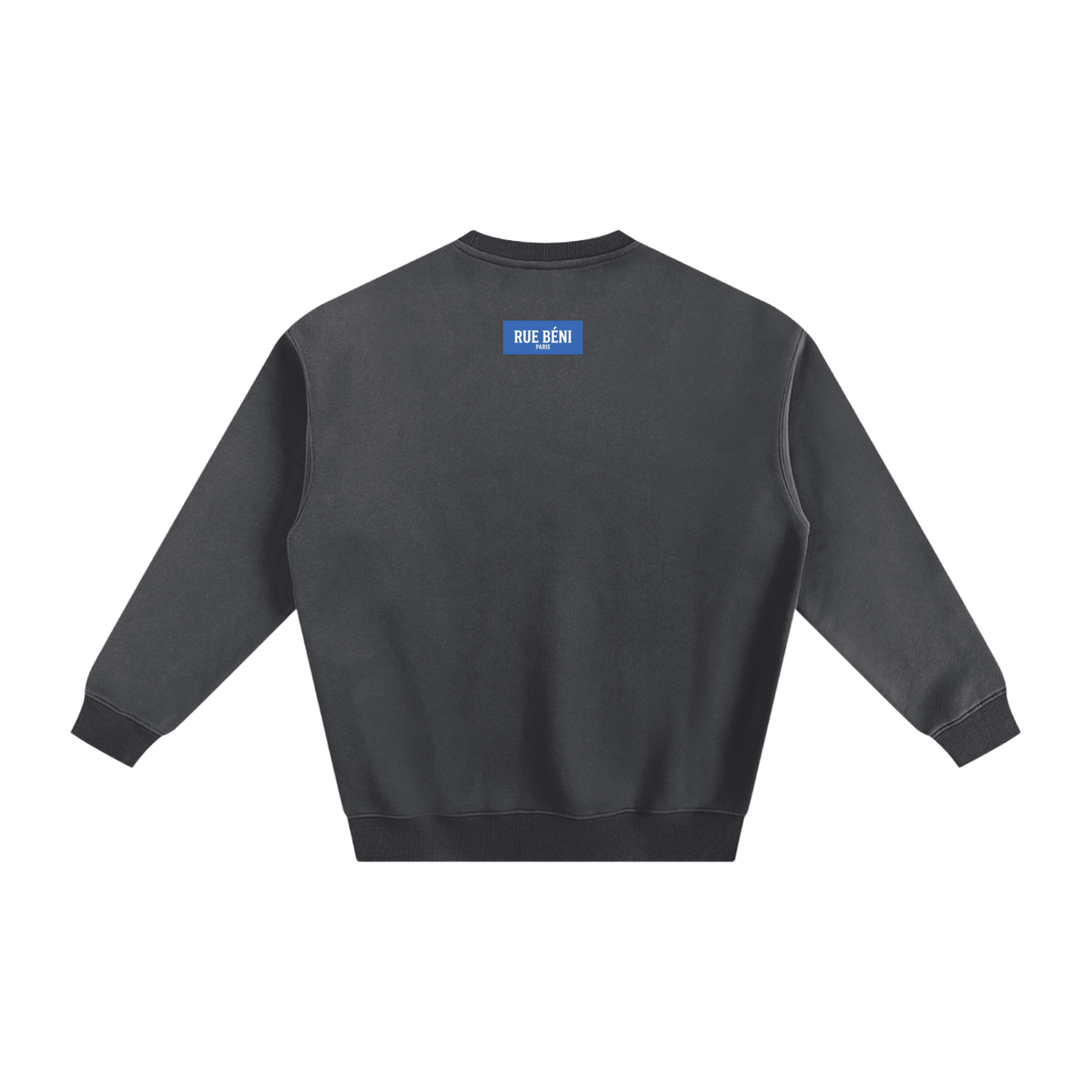 Sweat à col rond Signature Cobalt — 350 GSM