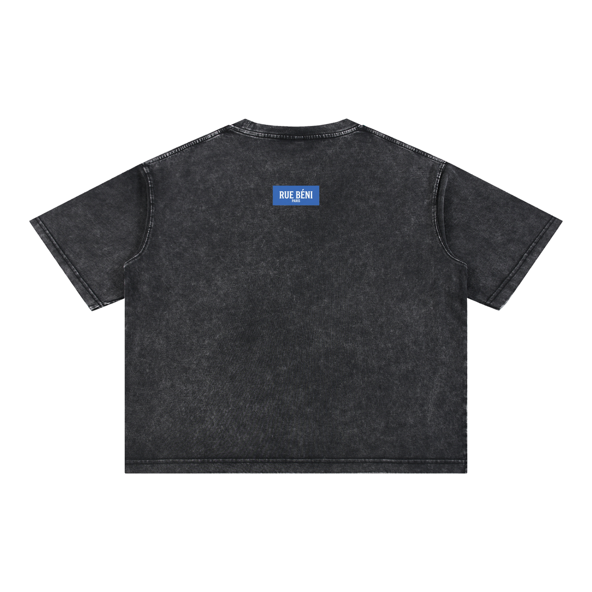 T-shirt ample délavé Signature Cobalt — 275 GSM