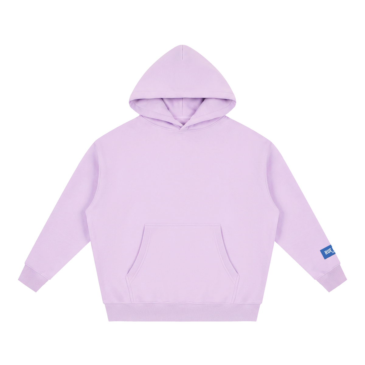 Sweat à capuche ample Signature Cobalt — 345 GSM