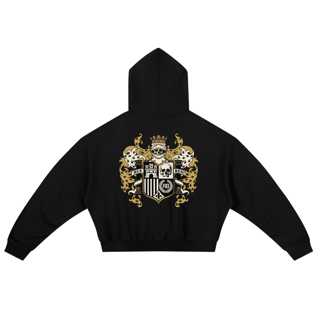 Sweat à capuche à manches sculptées — 350 GSM