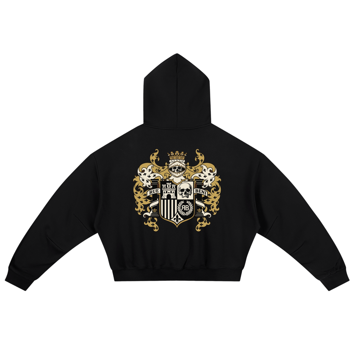 Sweat à capuche à manches sculptées — 350 GSM