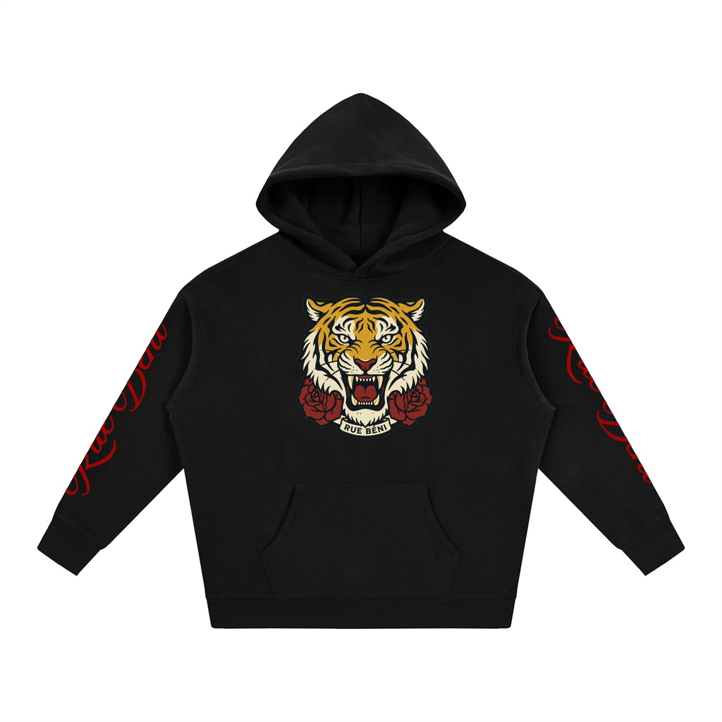 Sweat à capuche oversize en molleton — 350 GSM