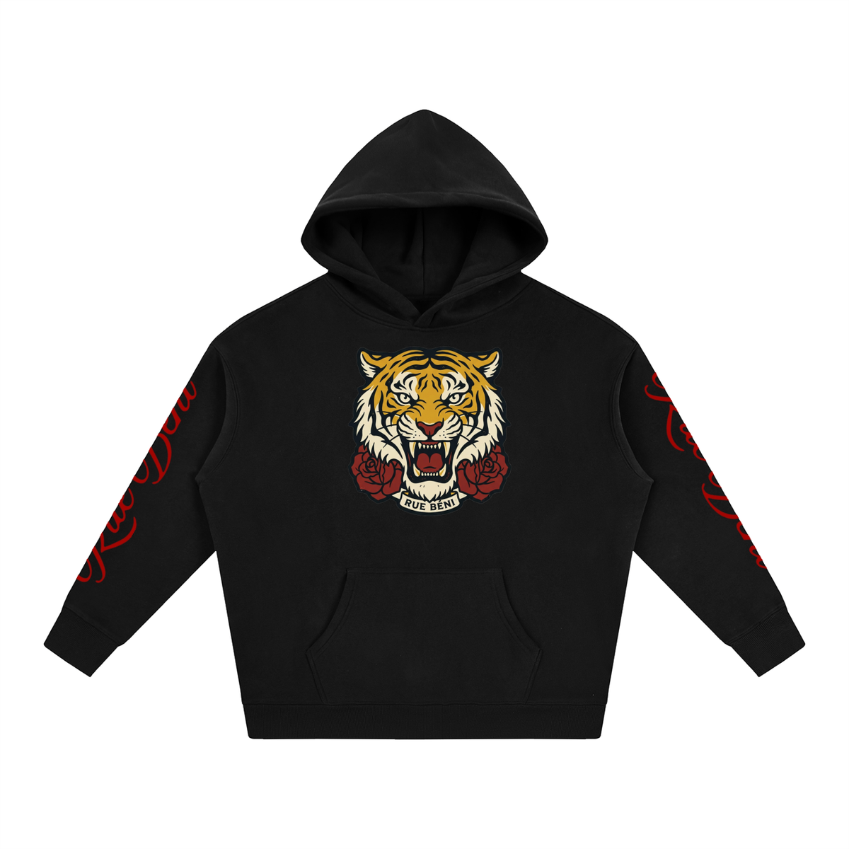 Sweat à capuche oversize en molleton — 350 GSM