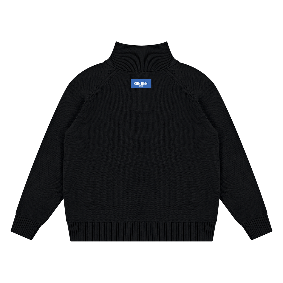 Sweat à col montant zippé Signature RB — 750 GSM