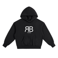 Hoodie Fleece Essential RUE BÉNI — Noir / 500gsm