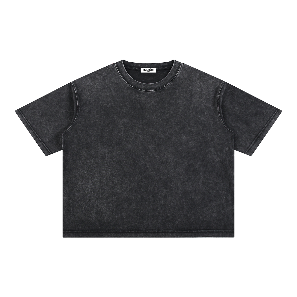 T-shirt ample délavé Signature Cobalt — 275 GSM