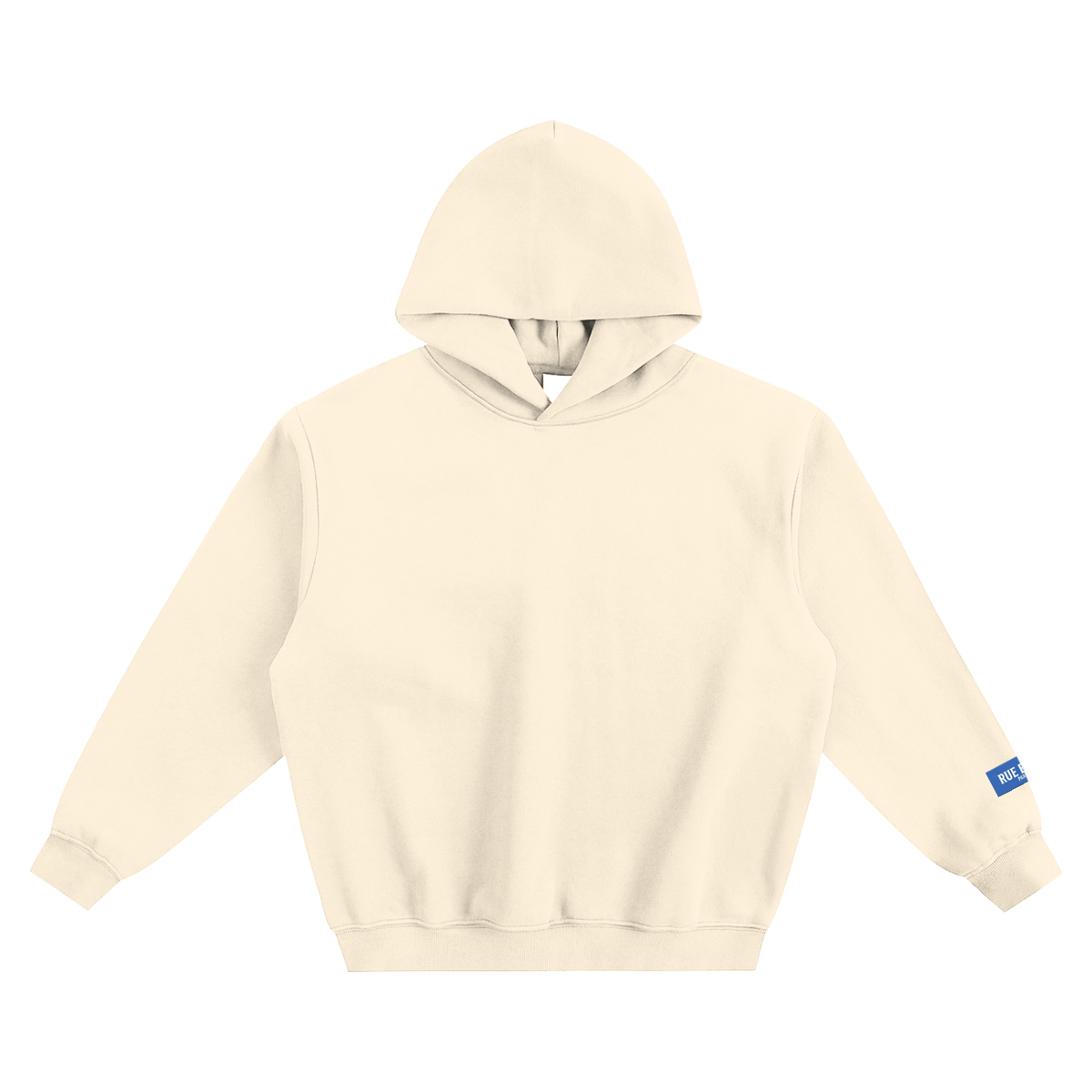 Sweat à capuche ample Monogramme RB Noir — 350 GSM