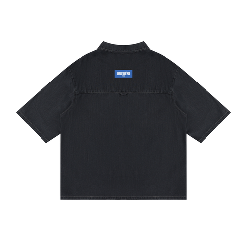 Chemise ample en lyocell délavé — 310 GSM