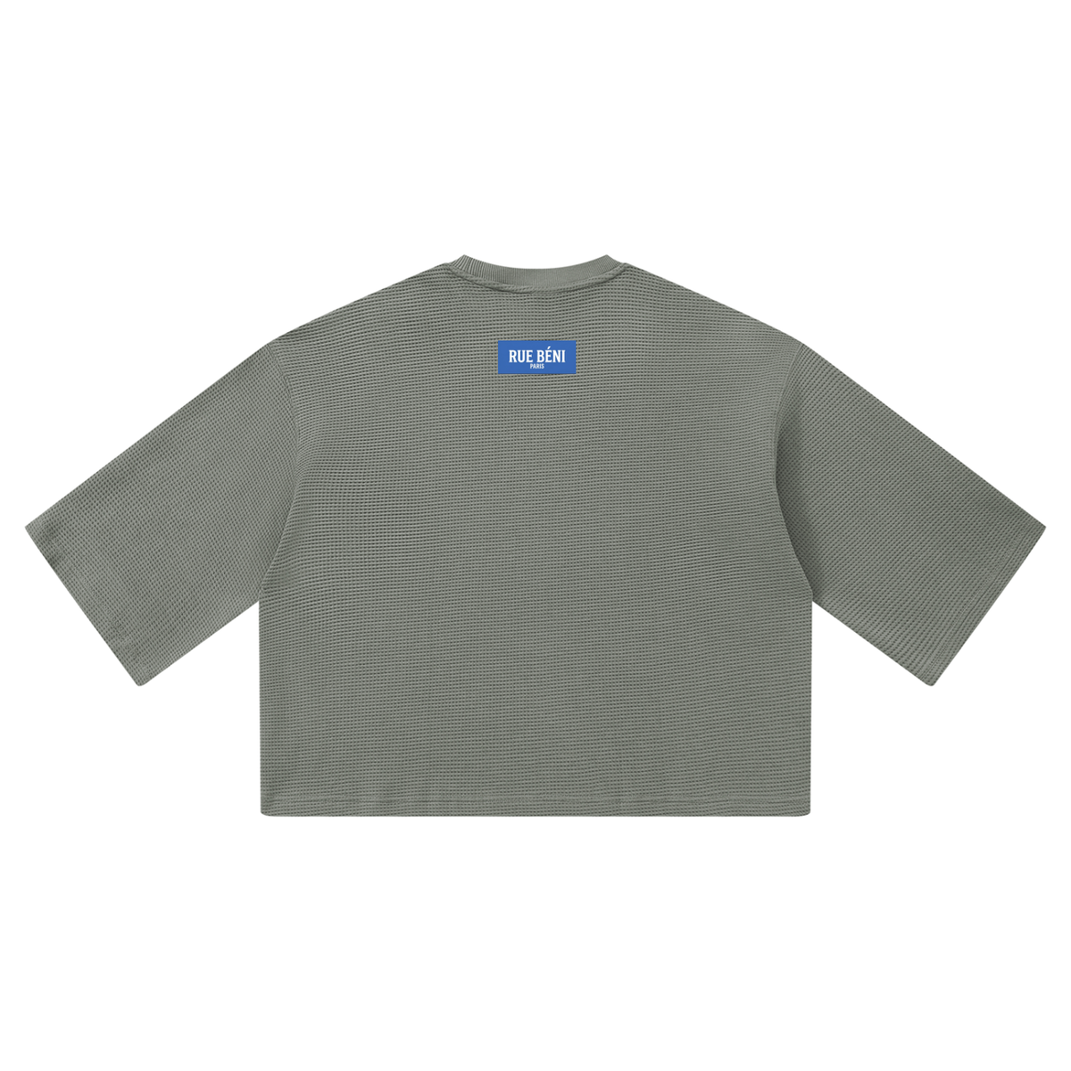 T-shirt gaufré coupe boxy — 350 GSM