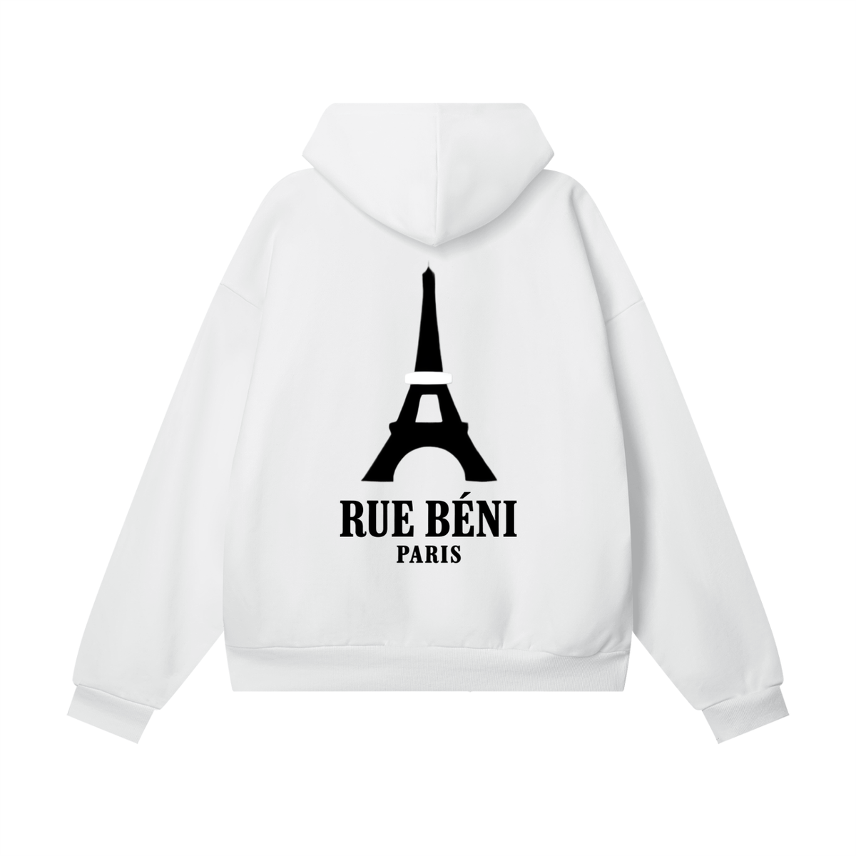 Sweat à capuche épais à poche dissimulée — 460 GSM