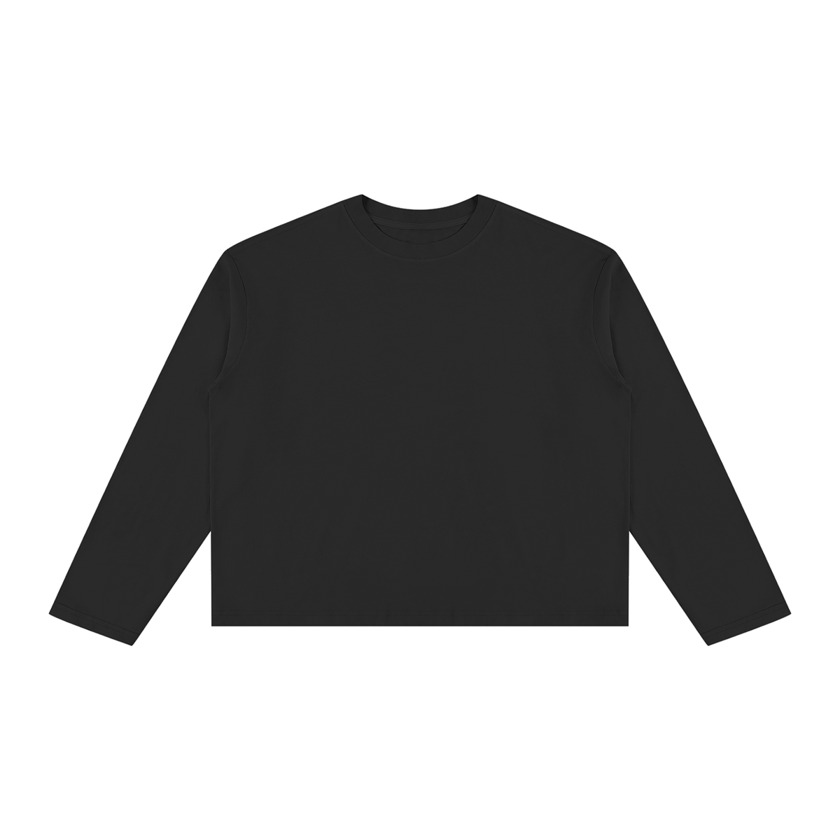 T-shirt ample à manches longues Signature Cobalt — 230 GSM