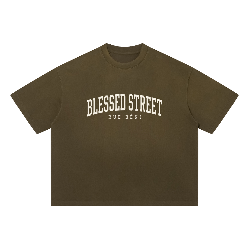 T-shirt délavé Blessed Street — 350 GSM