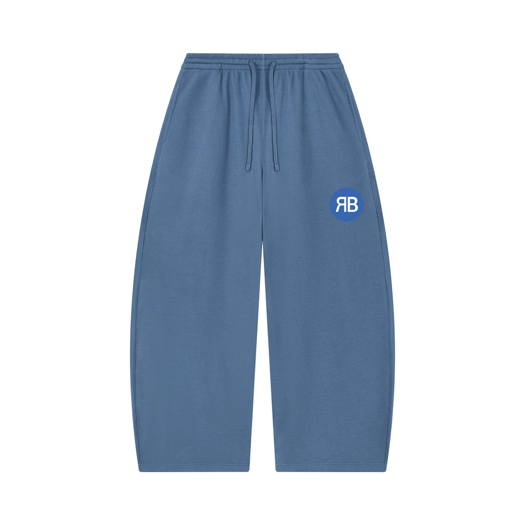 Pantalon gaufré coupe barrel — 360 GSM