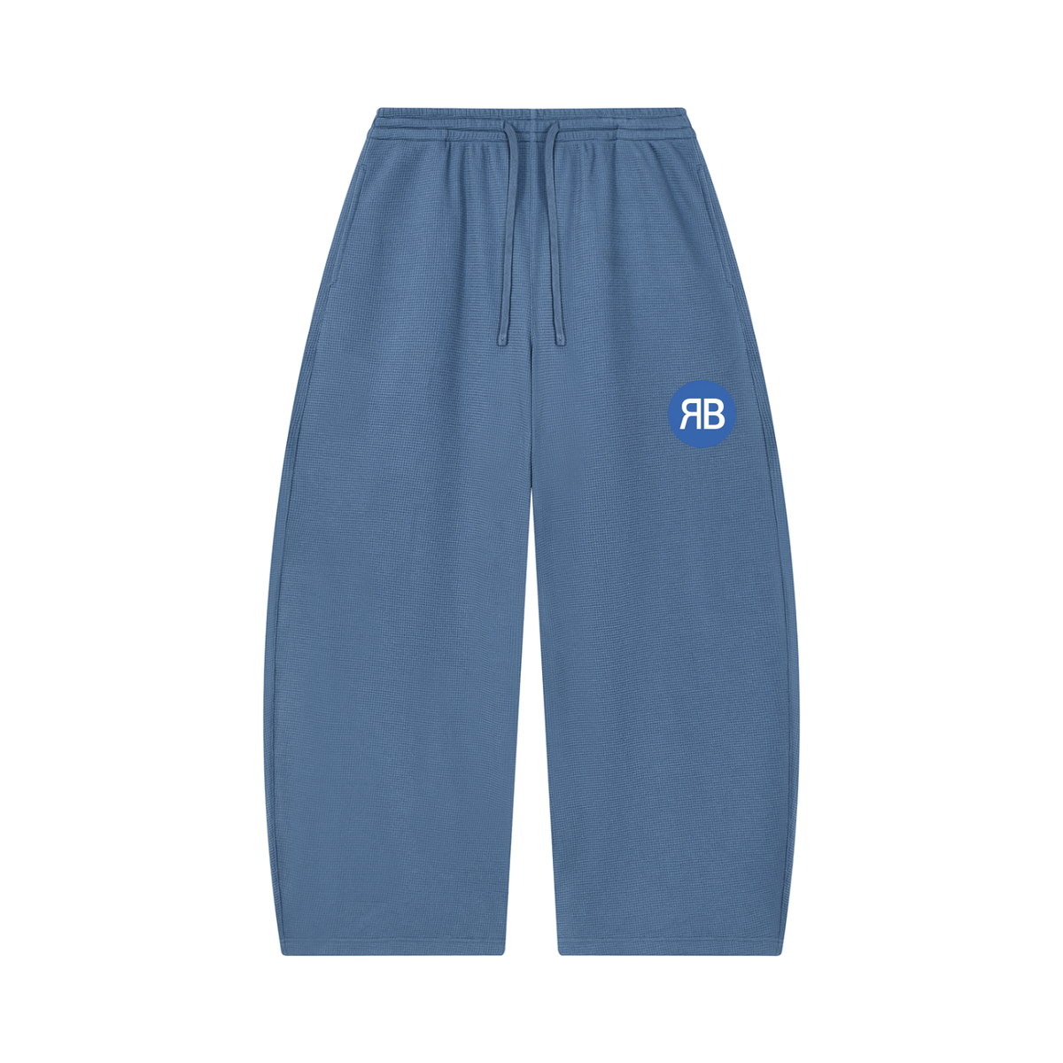 Pantalon gaufré coupe barrel — 360 GSM