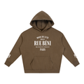 Sweat à capuche ample Mode de Luxe — 350 GSM