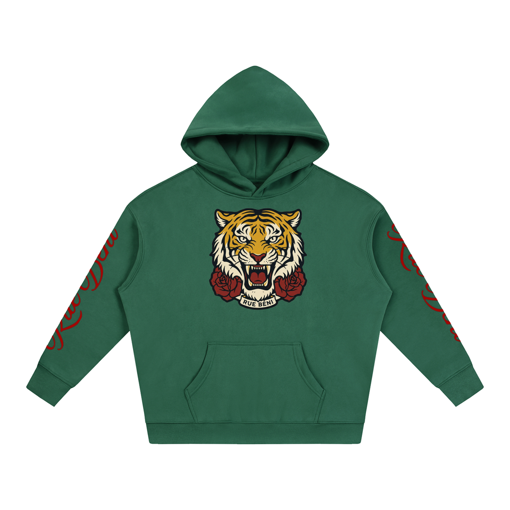 Sweat à capuche oversize en molleton — 350 GSM