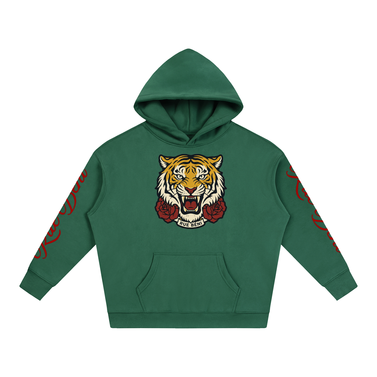 Sweat à capuche oversize en molleton — 350 GSM