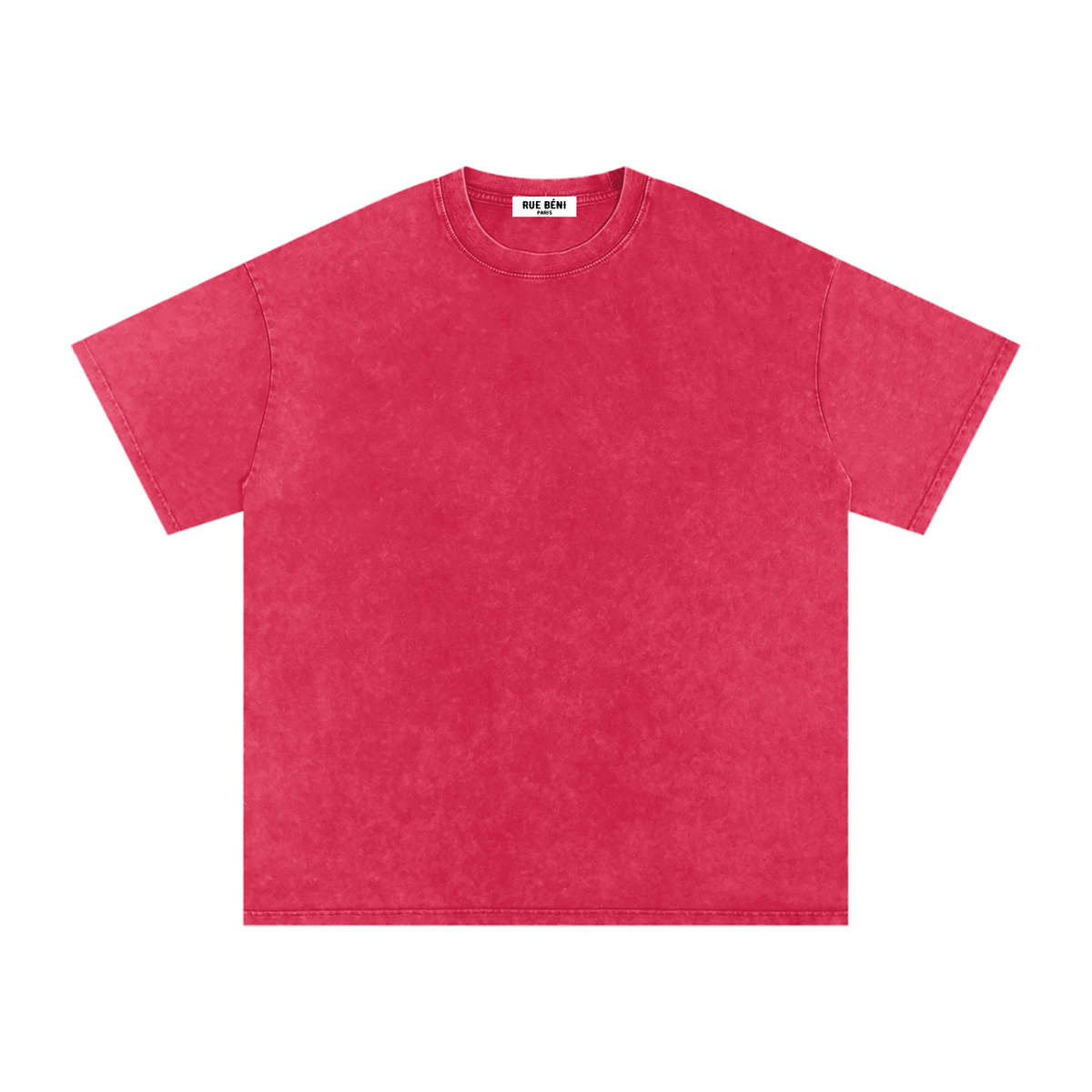 T-shirt ample délavé Signature Cobalt — 250 GSM