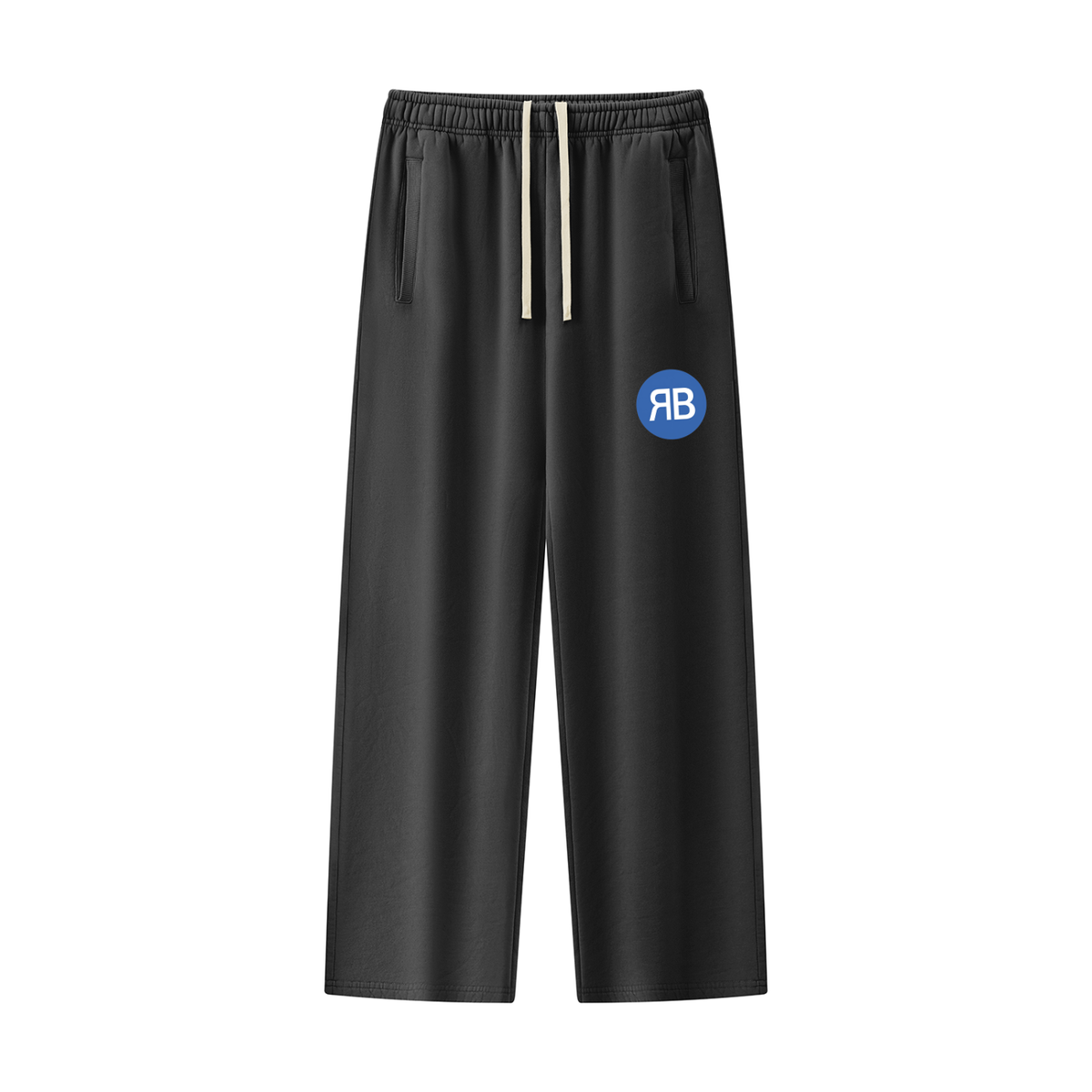 Pantalon de jogging droit délavé — 380 GSM