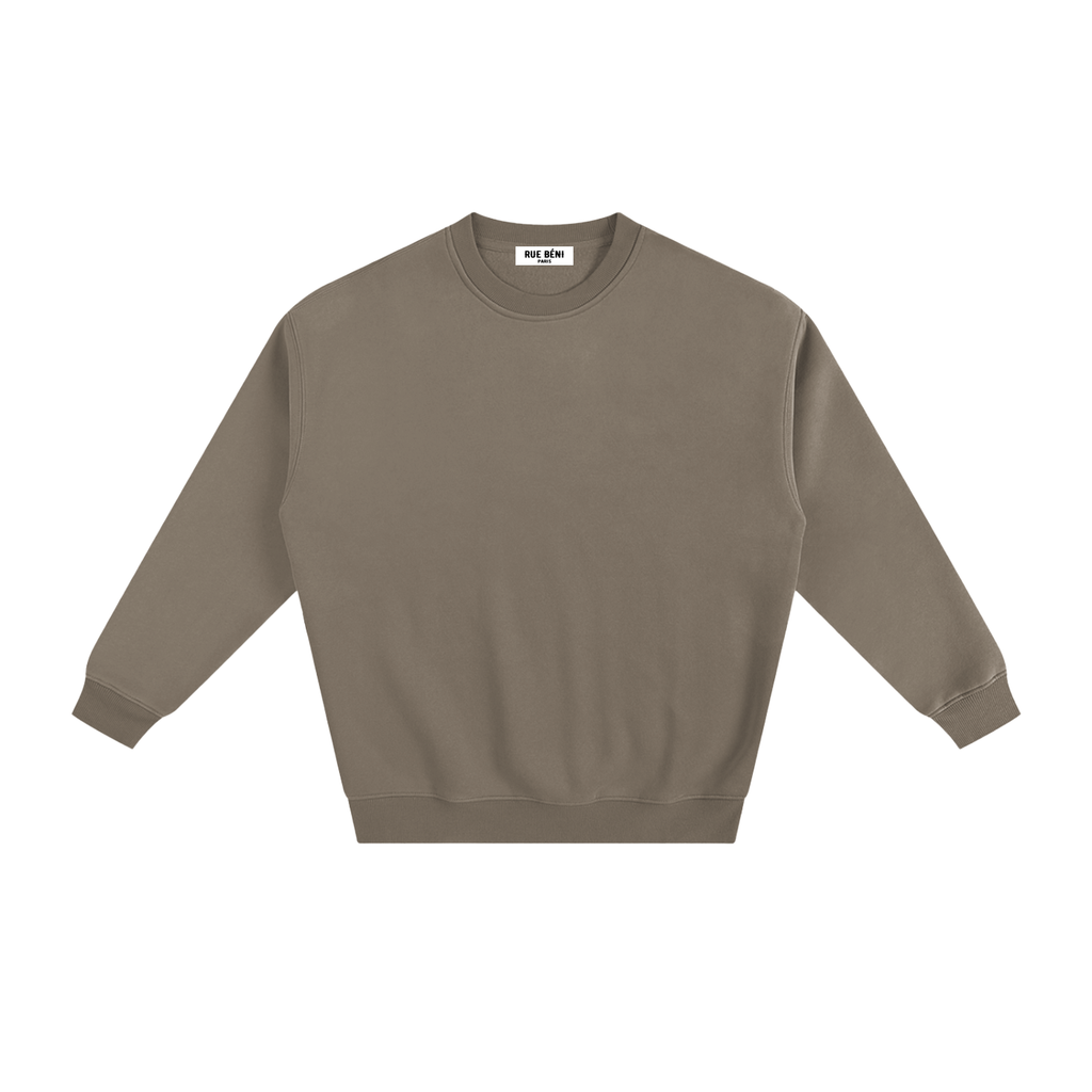 Sweat à col rond Signature Cobalt — 350 GSM