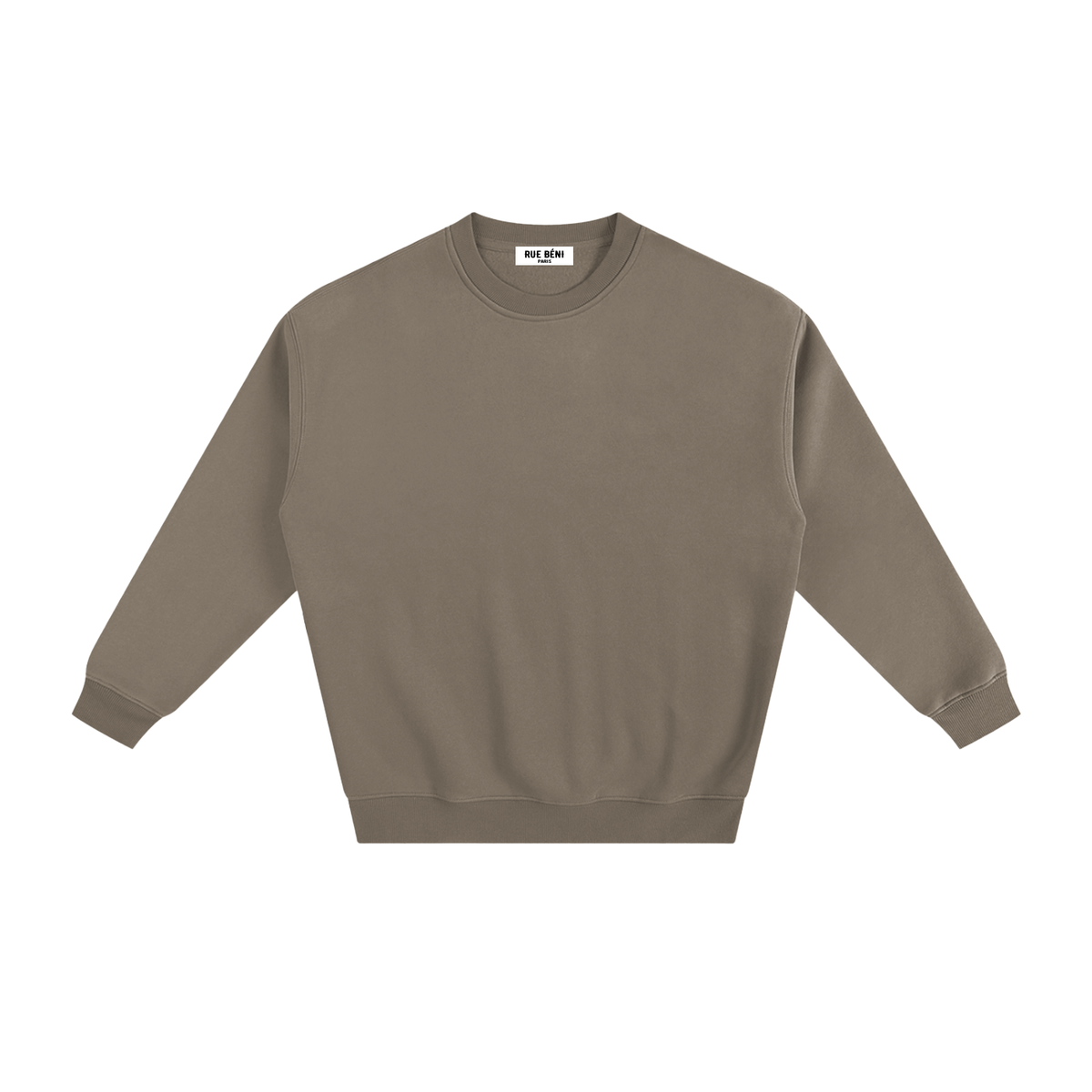 Sweat à col rond Signature Cobalt — 350 GSM