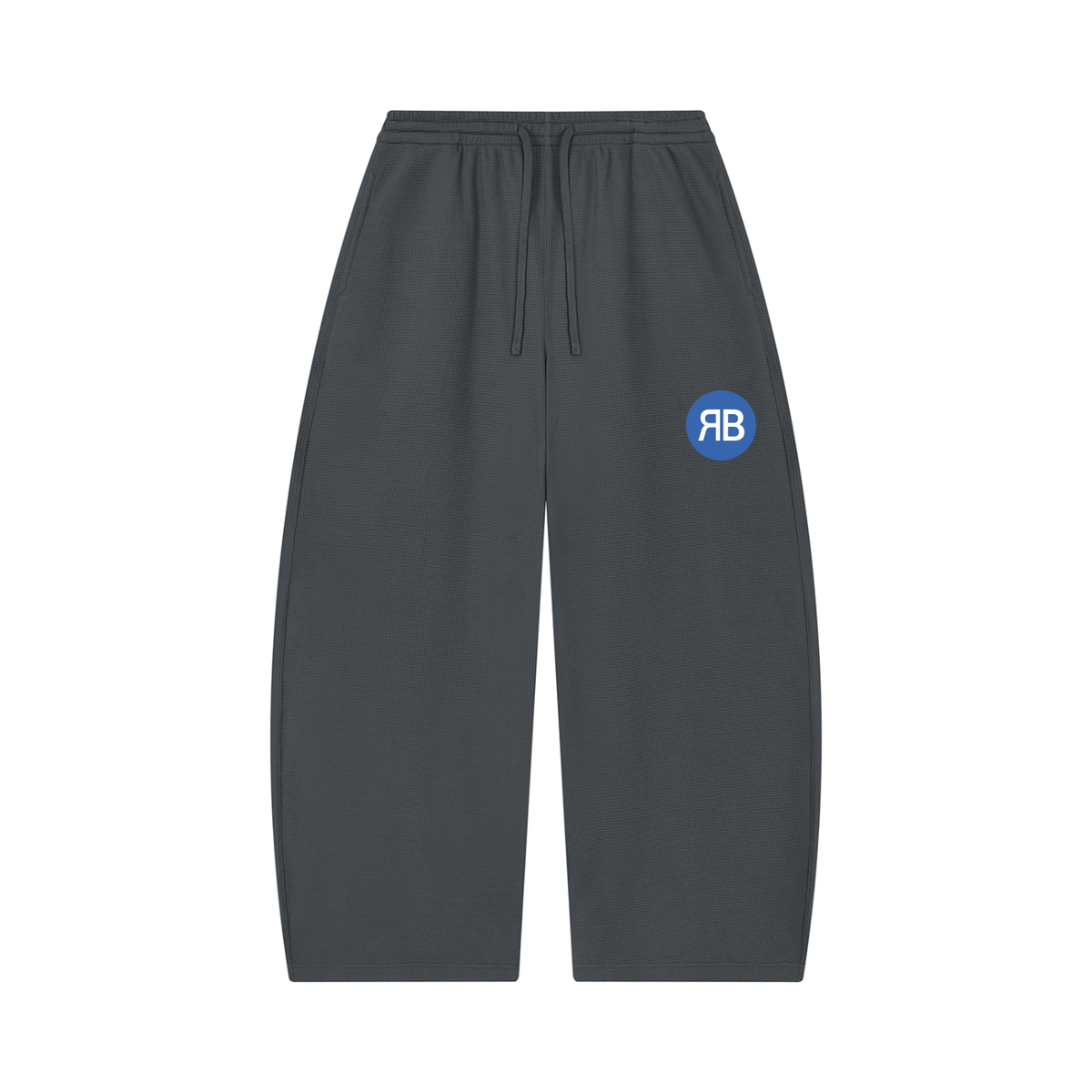 Pantalon gaufré coupe barrel — 360 GSM
