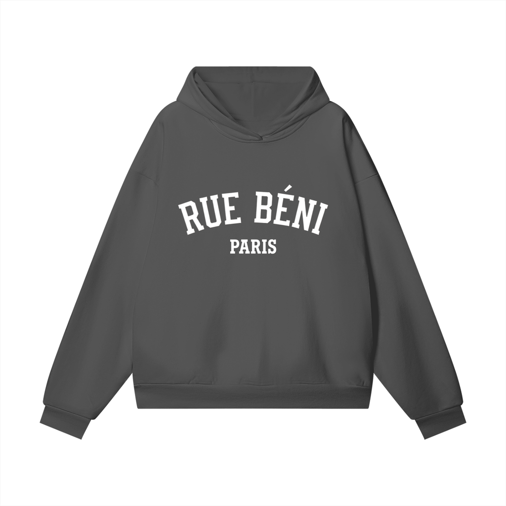 Sweat à capuche épais à poche dissimulée — 460 GSM