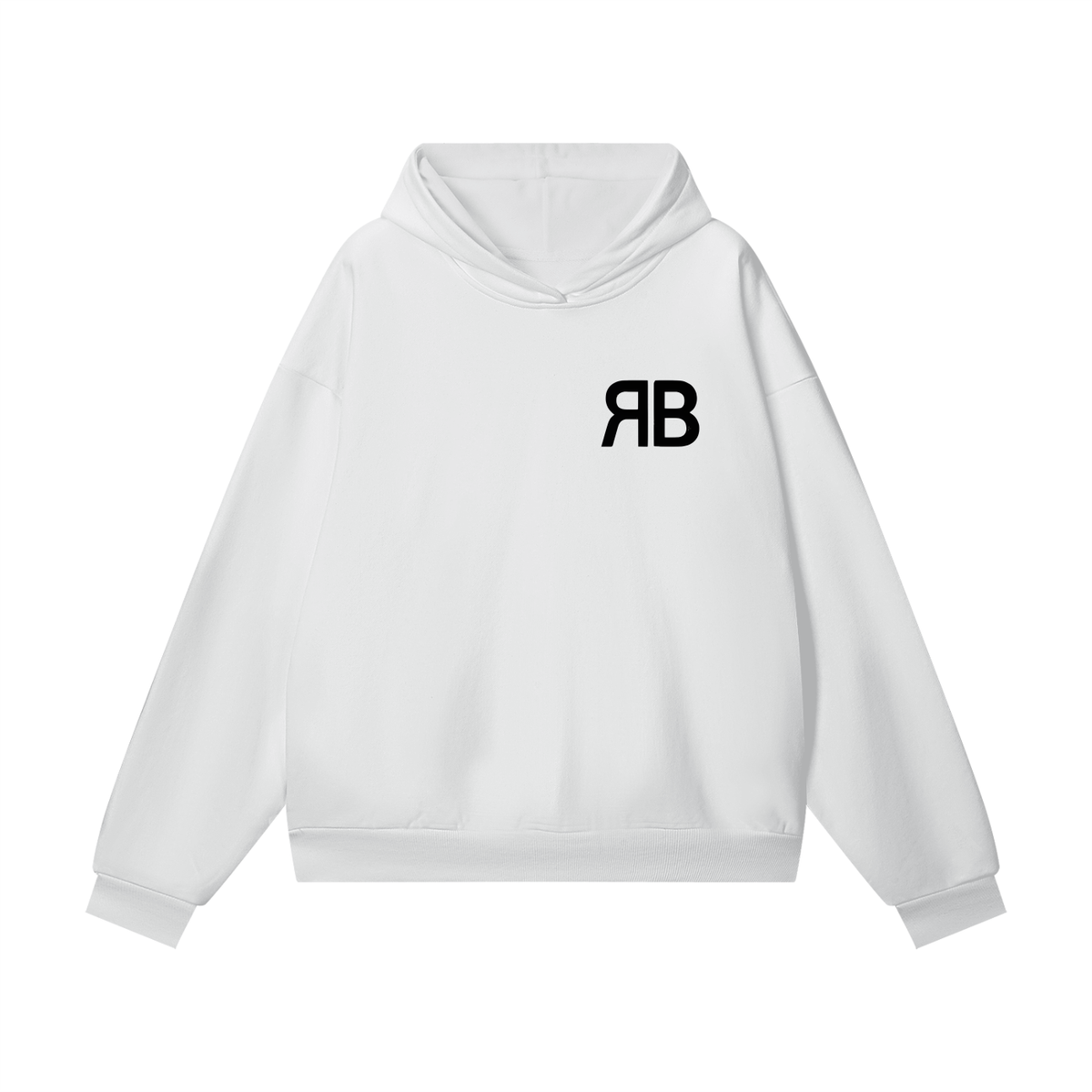 Sweat à capuche épais à poche dissimulée — 460 GSM