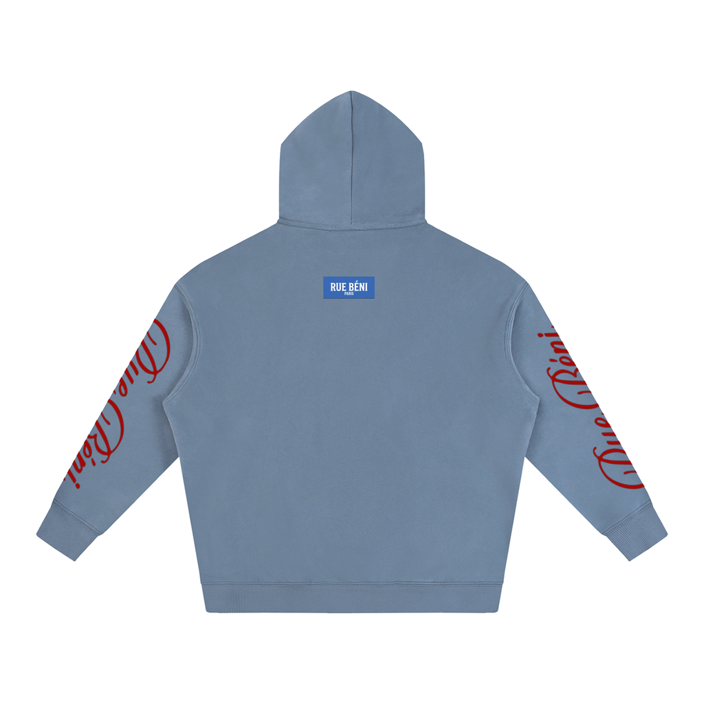 Sweat à capuche oversize en molleton — 350 GSM