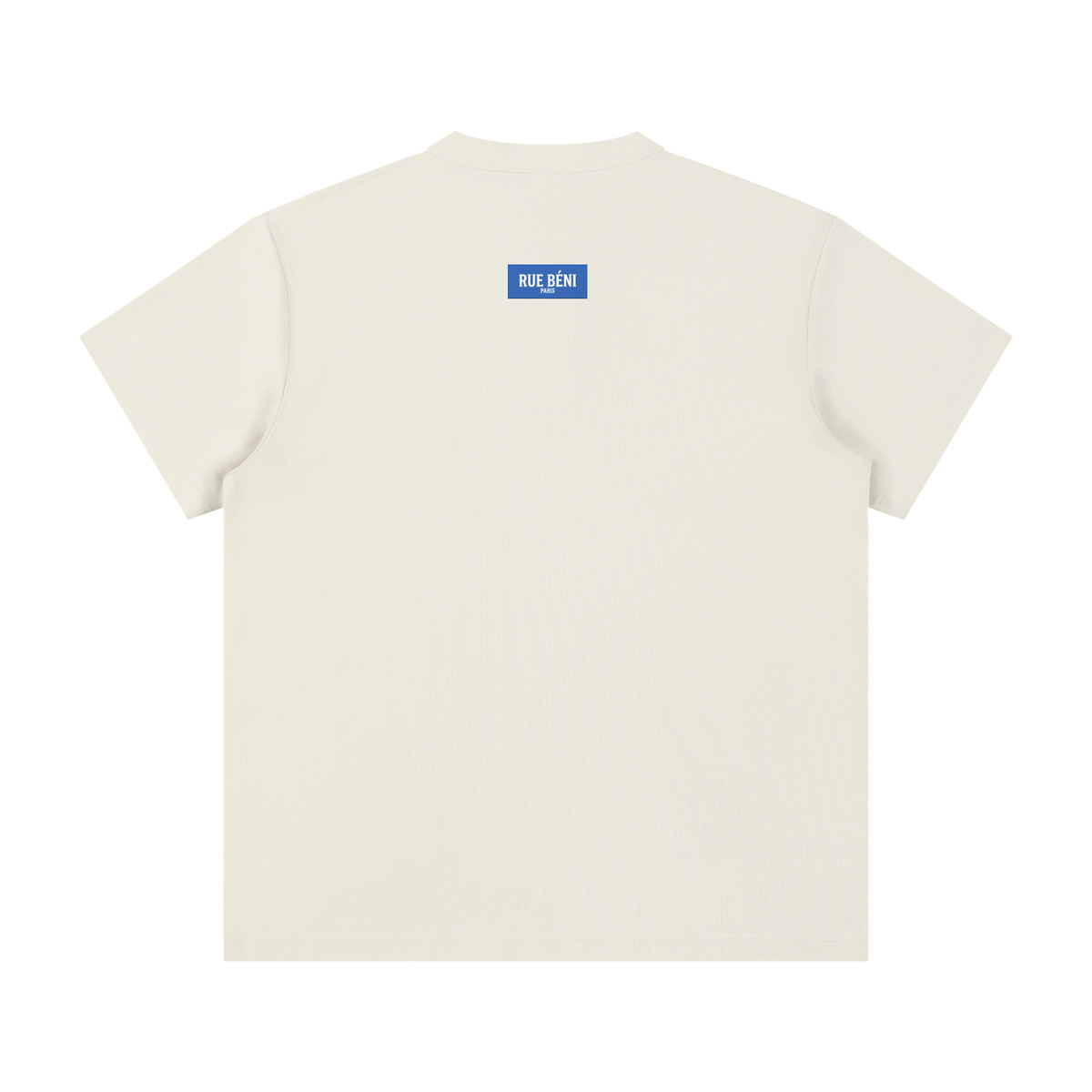 T-shirt ample à col tunisien — 280 GSM