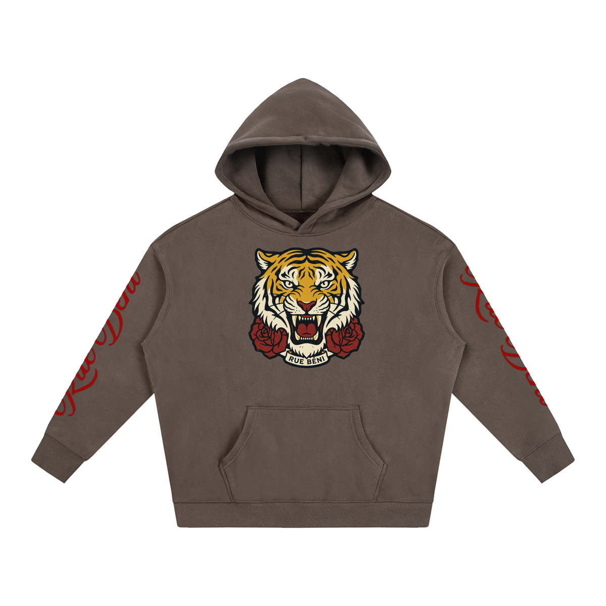 Sweat à capuche oversize en molleton — 350 GSM