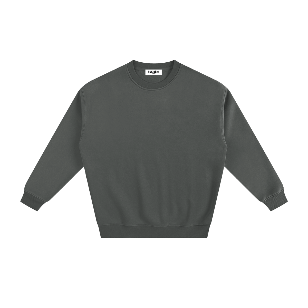 Sweat à col rond Signature Cobalt — 350 GSM