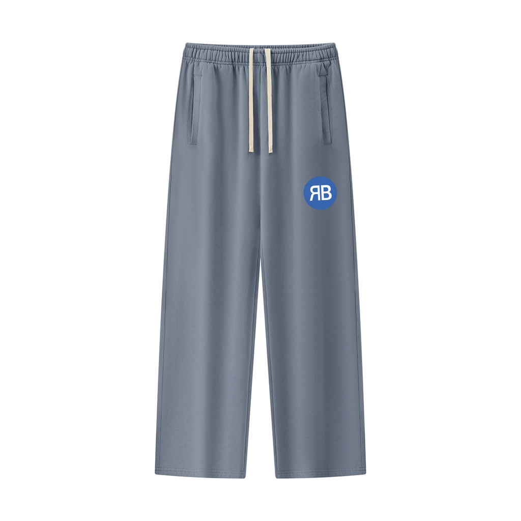 Pantalon de jogging droit délavé — 380 GSM